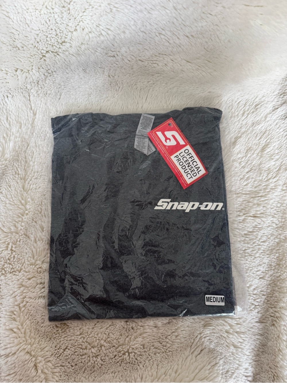 Snap-on MYSTERY Dark Gray Logo T-Shirt - Medium